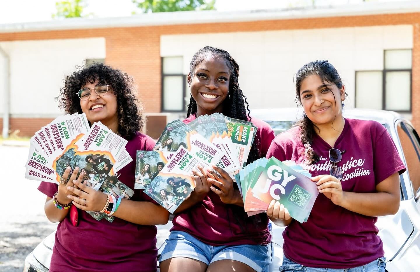Photo: Georgia Youth Justice Coalition – Leaders from their Mercer University chapter.